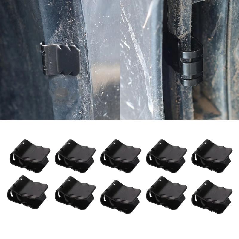 10pcs Automotive Mudguard Fastener Clip Car Mudguard Fixing Clips U Shaped Buckles Clamp Guard Buckles Easy Installation