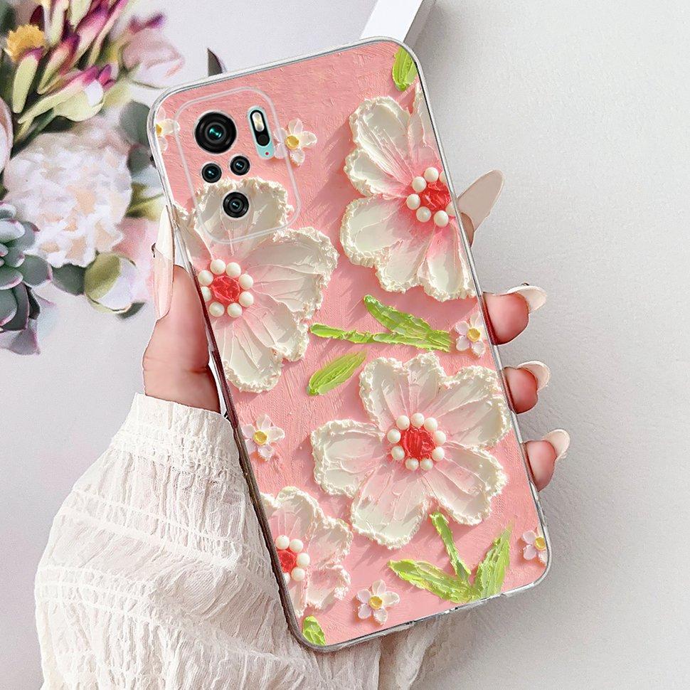 Colorful Pattern Case For Xiaomi Redmi Note 10 4G Ultra Slim Soft Silicone Case For Redmi Note 10 10S Note10 Note10S Cover Coque