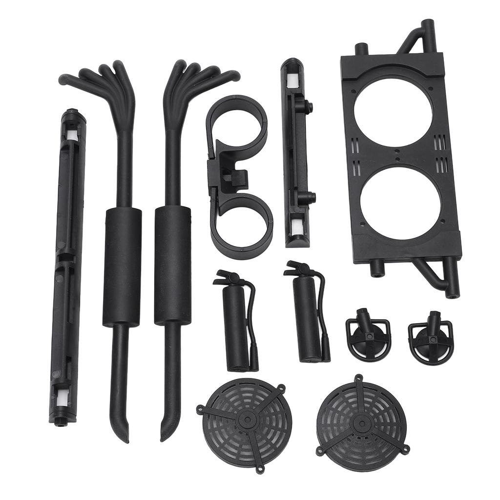 RC Car Shell Decoration Window Decor Decorative Exhaust Pipe Kit for ZD Racing DBX?07 17 RC Vehicle