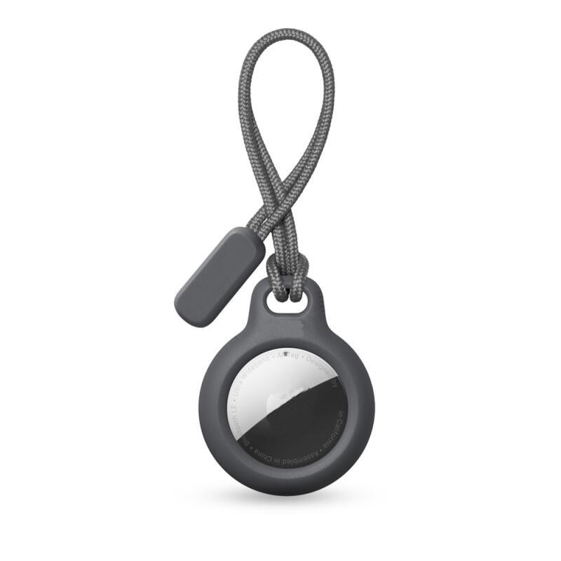 HdoorLink Bezpečný držák s popruhem pro pouzdro na iPhone Airtag Ochranný kryt Nárazník Příslušenství pro lokátor Proti poškrábání Klíčenka Pouzdro na AirTag