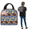 Lustiges Dogman Poster Animations-Abenteuerfilm Isolierte Lunchtasche für Damen Kinder Tragbare Lebensmittelboxen Thermische Lunchbox Tragetasche