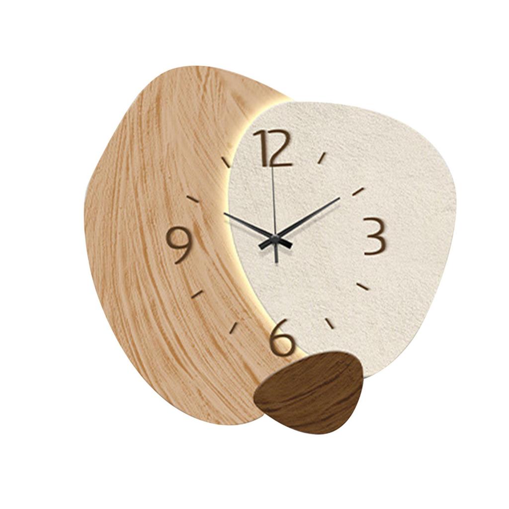 Nordic Wall Clock Home Decor Non Ticking Simple Wall Decor Decorative Clock for