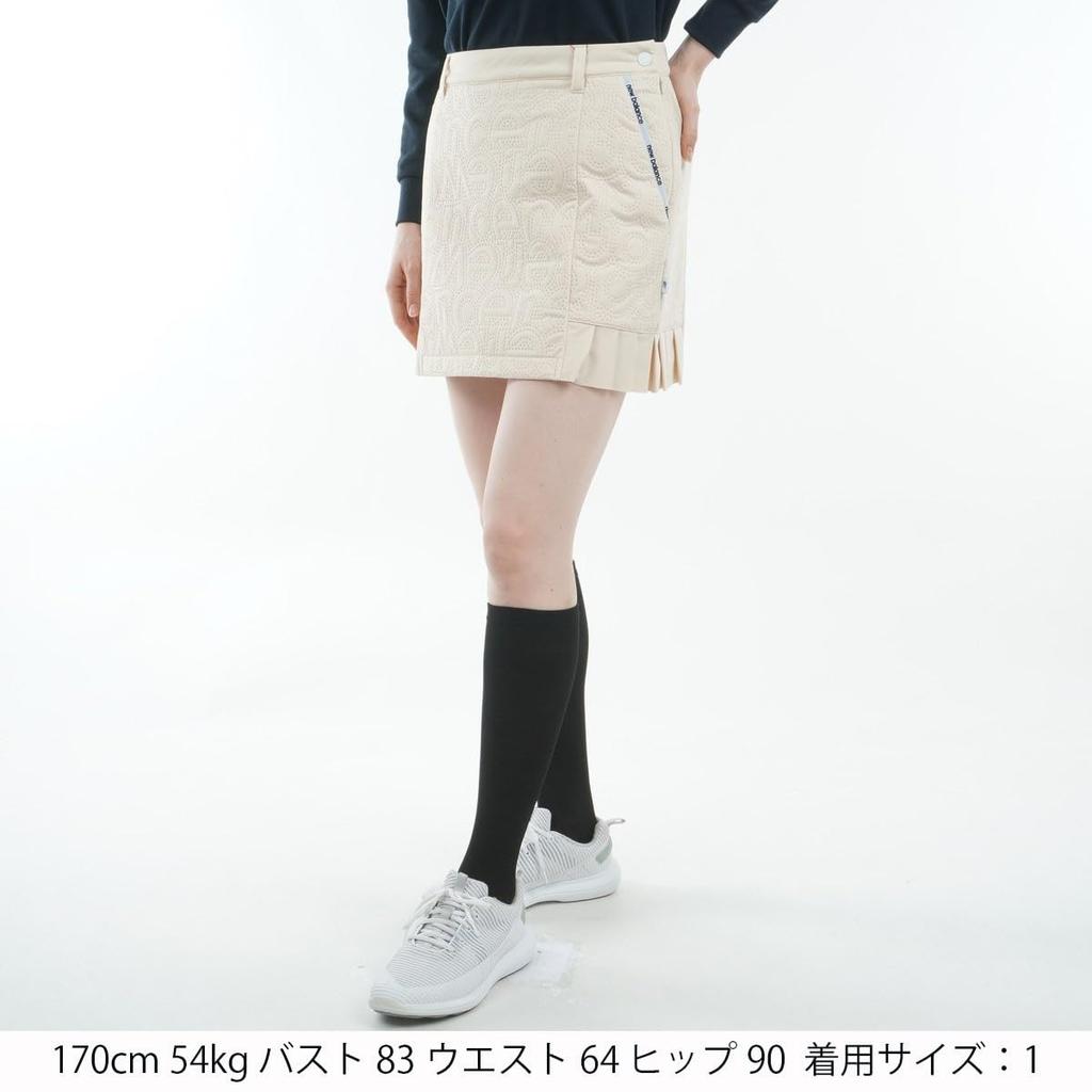 Golf Skirt Heat 1 [New Balance] (Stretchy, Windproof, Retention) / Women's / 012-4234504 040_Beige [M]