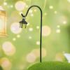 4pcs with Hooks Solar Luminous Lantern Mini Miniature Stake Lantern  Courtyard