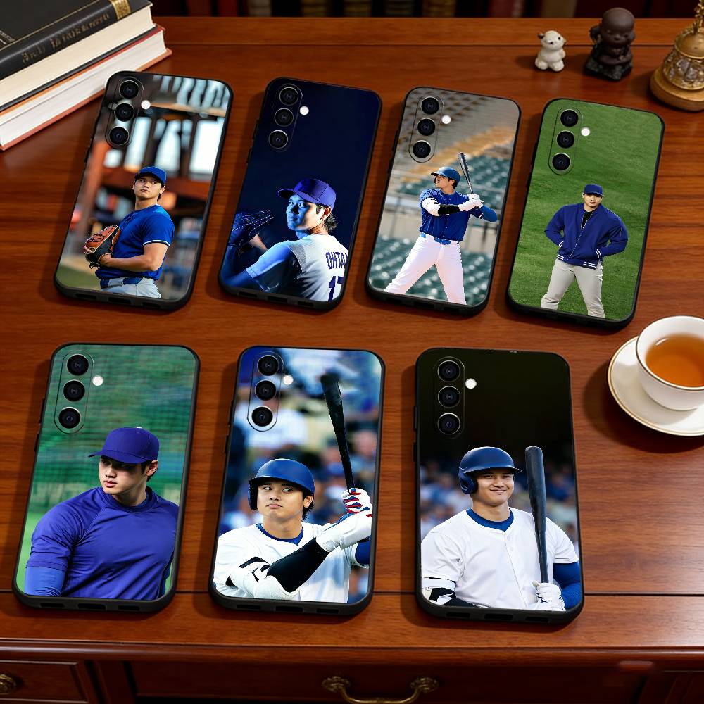 S-Shohei Ohtani Phone Case For Samsung Galaxy A73,A72,A71,A70,A53,A52,A51,Others Soft Black Cover