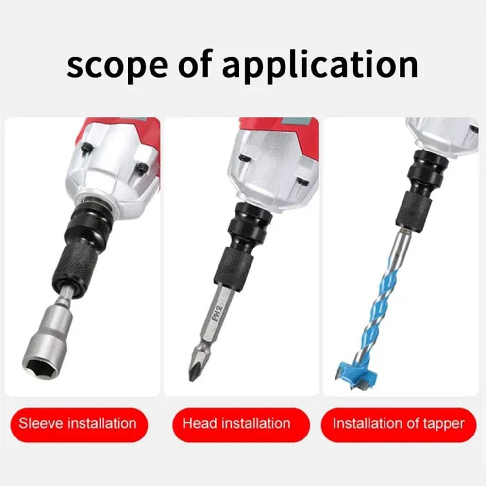 Electric Wrench Converter Head Hexagonal 1/2 To 1/4 Converter Wrench Impact Socket Adapter Electric Accessories