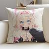 Fuwawa Mococo Hololive Vtuber Pillow Case Pillows For Cover Home Decor Items Living Room Decoration Cushion Covers