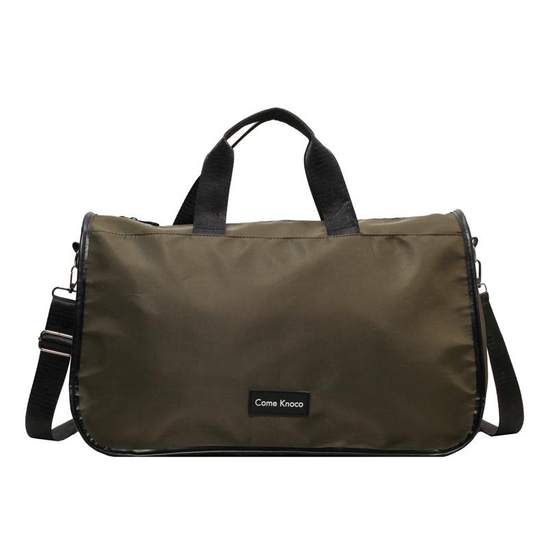 

Large capacity bag women s autumn and winter versatile portable fitness bag 2025 new trend shoulder messenger bag travel bag men one size fits all зелений