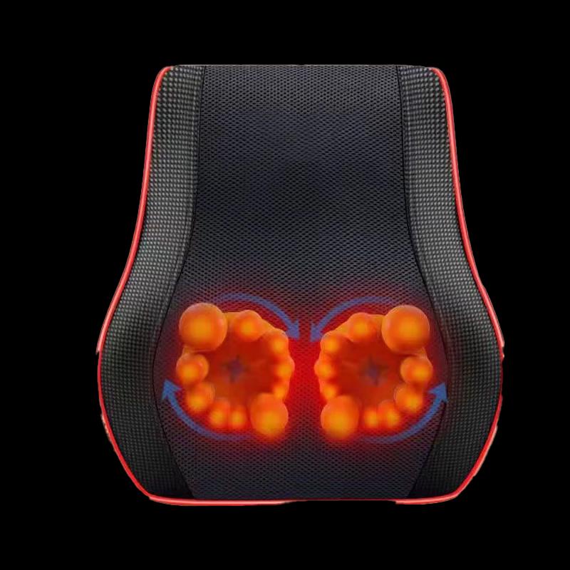 Aux Heated Neck and Back Massager Cushion CN Plug (adapter Included)