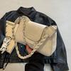 IELGY Korean Version Solid Color All-Match One-Shoulder Messenger Small Square Bag