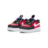 New Nike Air Force 1 Toggle SE Low Top Skateboard Shoes Black Red Infant And Toddler DN3323-600
