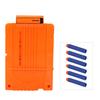 Soft   Clip Plastic Cartridge Magazine Toy   (5   Transparent Orange)