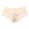Japanese Sexy Women's Open Crotch Lace Ice Silk Panties - Hip-Lifting Plus Size Lingerie
