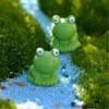 Mini Frogs 100 Pack, Mini Frog Garden Decor, Green Frog Figurines, Mini Frogs Resin Figurines, Mini Frogs Figurines - Ri
