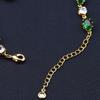 Exquisite Green Zircon Bracelet - Trendy Luxury Fashion with Celebrity-Inspired Design