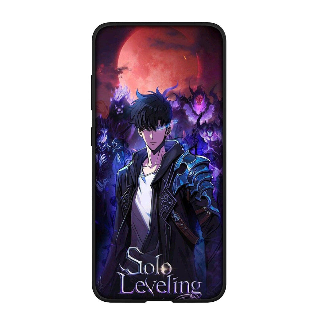 Pouzdro na telefon pro Samsung Galaxy S25 S23 S22 S24 Ultra FE A05 A06 A15 A16 A36 A37 A35 A54 A55 A56 A57 A25 A26 A53 Solo Leveling Anime Sung Jin woo Kryt