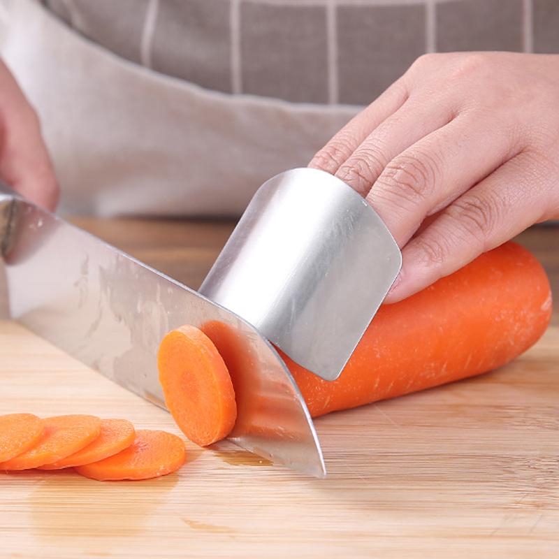 Stainless Steel Finger Protector Anti-cut Finger Kitchen Tools Safe Vegetable Cutting Hand Protecter Kitchen Gadgets