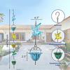 Retro Metal Rain Chain With Hummingbird Design For Easy Installation Outdoor Gutter Downspout Garden Decoration Piece