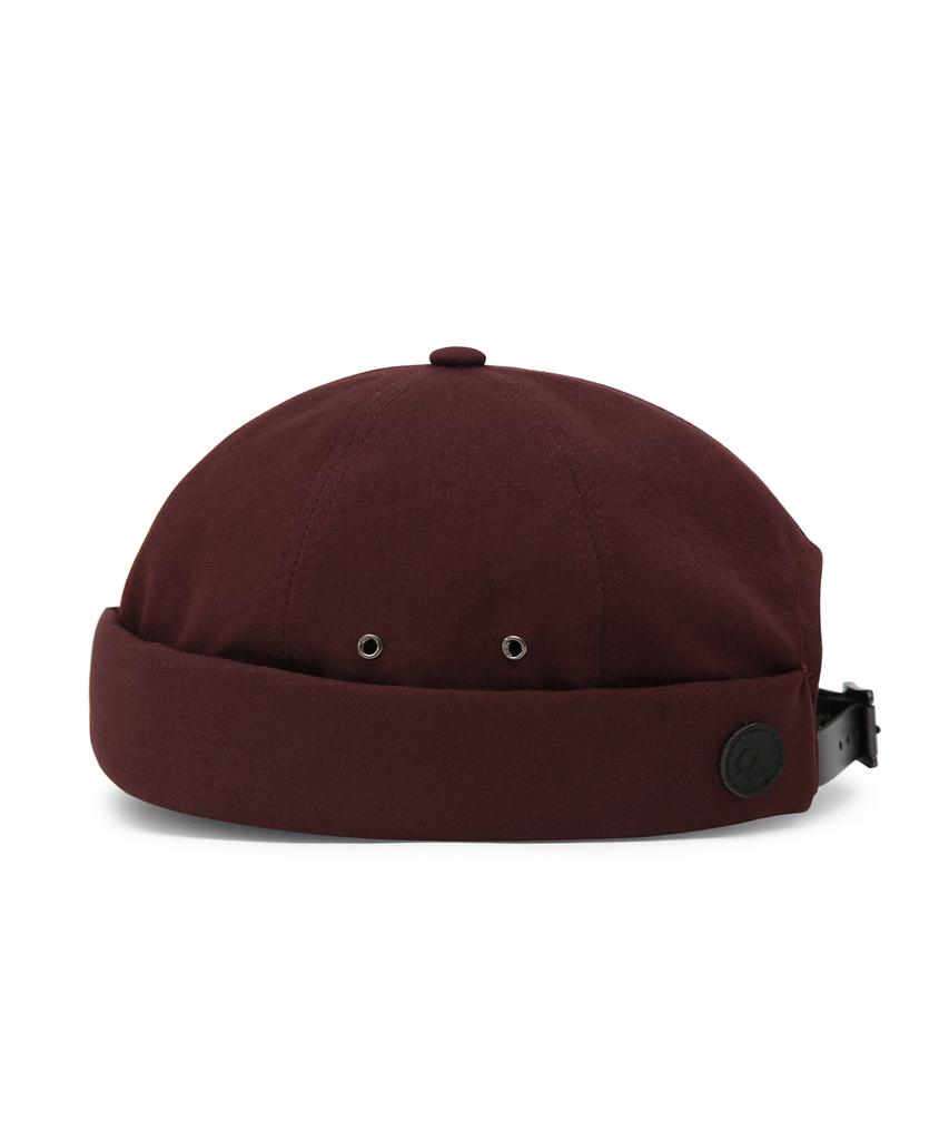 Eondeokeonteulol Vintage Cotton Brimless Cap Mold Cap / Vntg / Wine
