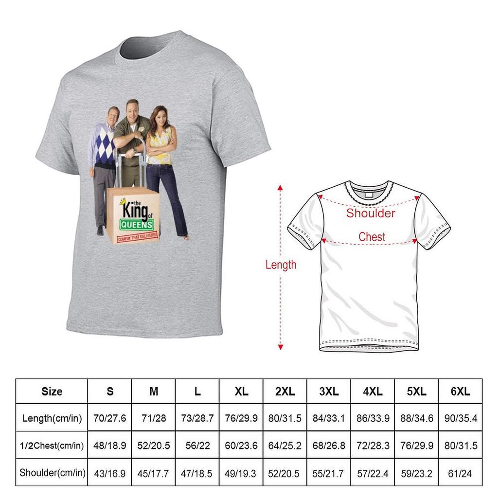The King of Queens Tshirt Cute Tops Heavyweights Sports Fans Mens T Shirts Casual Stylish
