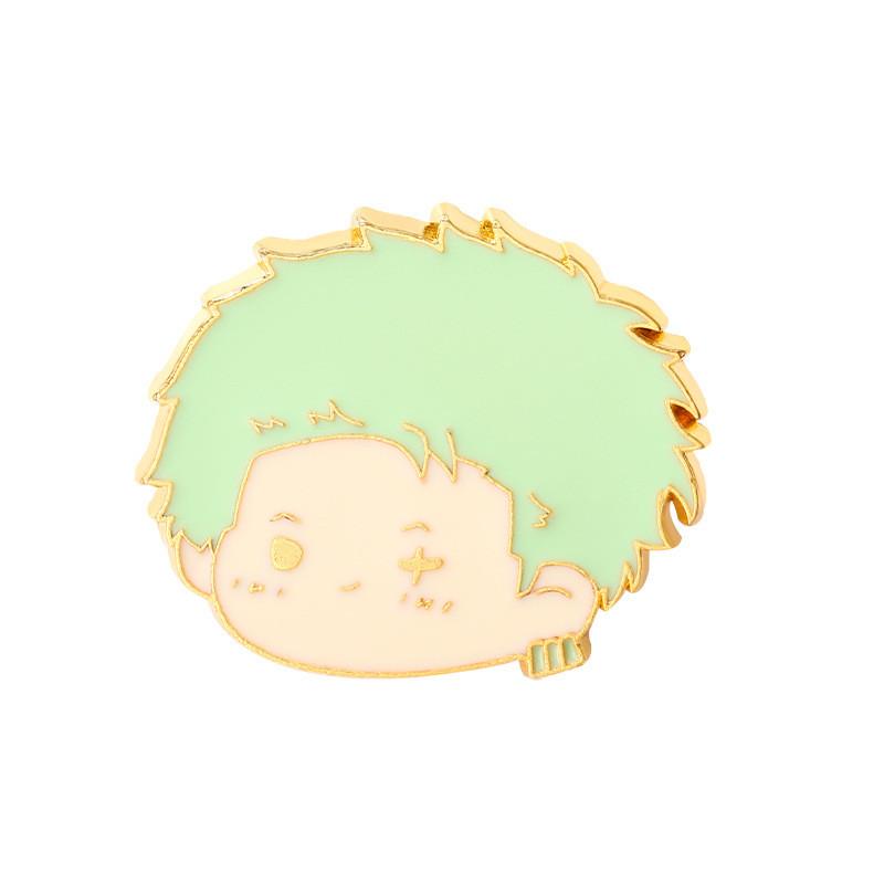 

Vibrant Cartoon Animation Brooch Highquality Metal Pin Stylish Accessory For Customization XZ6502