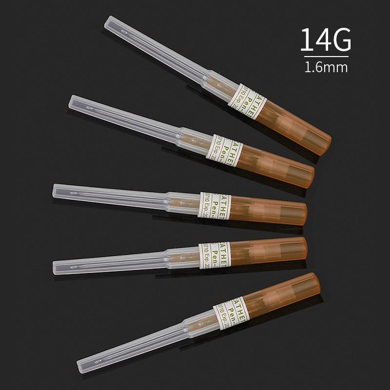 

Игла-картридж для пирсинга и тату из нержавеющей стали 16G/18G - Полая круглая трубка, Игла для пневмоперитонеума и взятия проб, 1 шт.