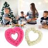 Nuova Ghirlanda a Forma di Cuore con Rose Grande Stampo in Silicone per Alimenti Stampo Grande a Forma di Cuore Stampo in Silicone con Rose Strumenti per Decorare Torte Stampo per Sapone Torta