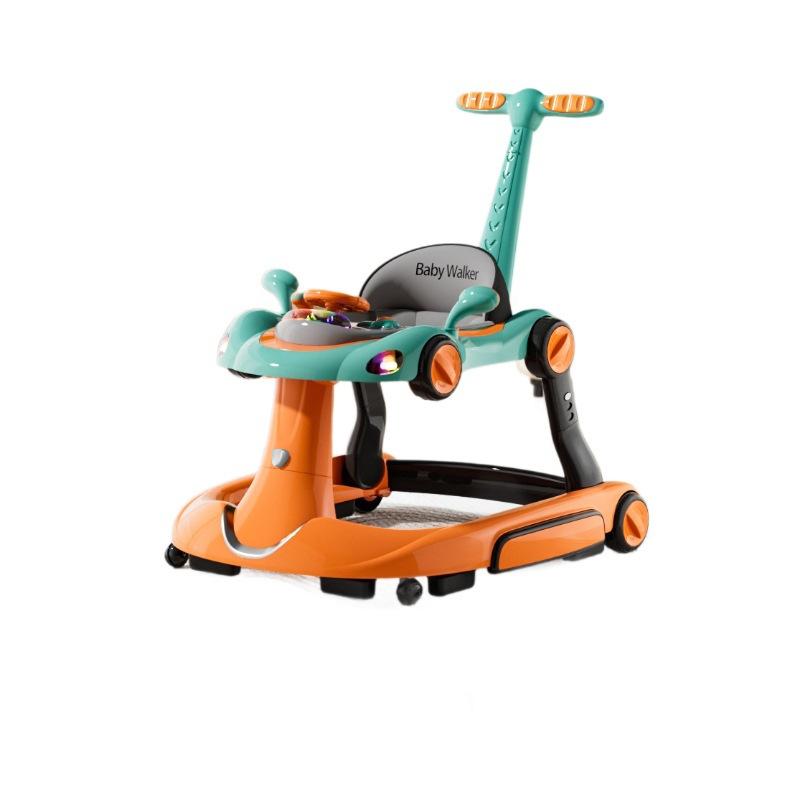 Multifunctional Baby Walker, Baby, Anti-o-legs, Adjustable Height, Walker, Four-in-one, Foldable
