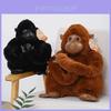 Plush Gorilla Toy Animal Park Decor With Pp Cotton For Kids And Gift Use