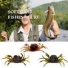10PCS Silicone Crab Baits with Double Hooks Fishing Baits Durable Crab Lures  Freshwater Fishing