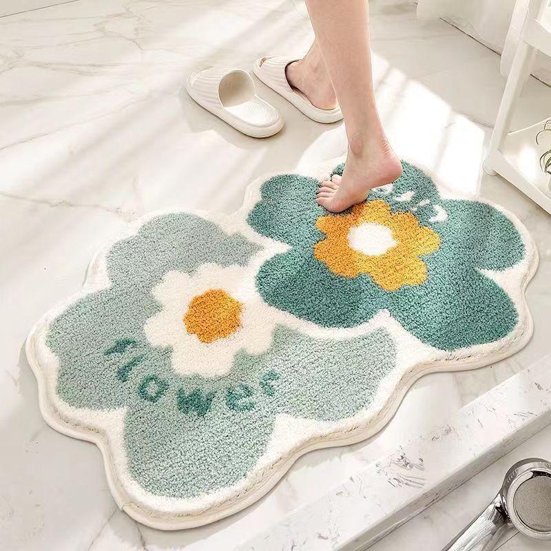 Cashmere Imitation Floor Mat for Home Use, Non Slip Living Room, Kitchen, Bedroom, Children's Room, Floor Mat