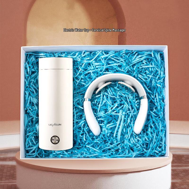 Electric Mug & Neck Massager Business Gift Set
