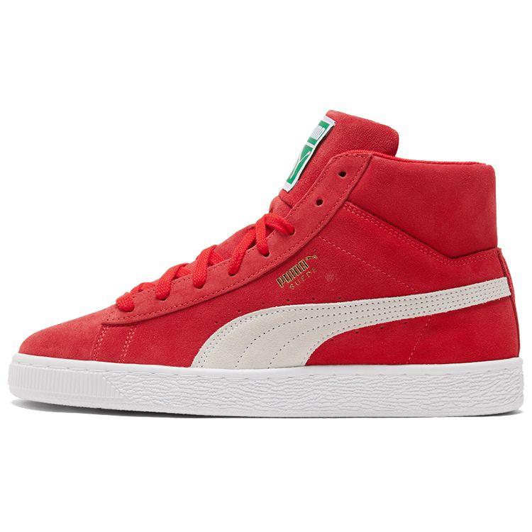 

Кроссовки Puma Suede Mid 21 High Risk Red Unisex Белые 380205-03 36