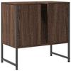 Bathroom Vanity Cabinet Brown Oak Effect 60 x 33 x 60 cm