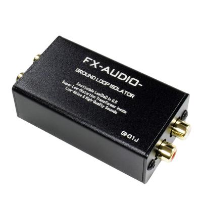 Ground Loop Isolator Line Noise Filter Designed with Emphasis On Sound Quality RCA GND Isolator FX-AUDIO- GI-01J Input/output
