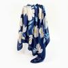 Women's Baotou Artificial Silk Satin Silk Scarf 90cm Printing Square Scarf Silk Scarf