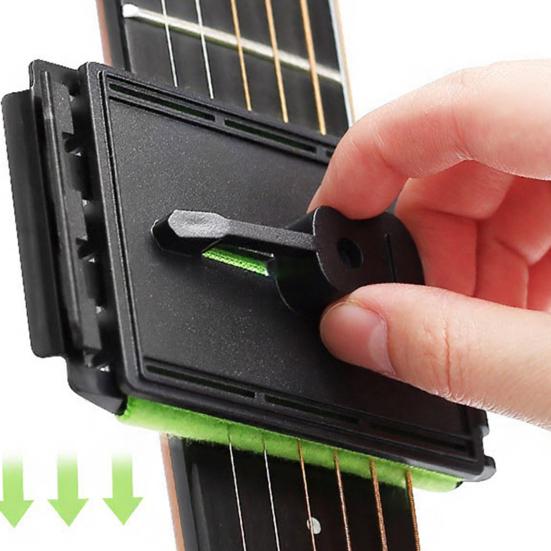 1/2/3 Peças Limpador de Cordas de Guitarra Acústica Elétrica Baixo Ukulele Esfregão de Cordas Manutenção da Escala Trastes Ferramenta de Limpeza