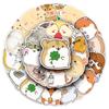 50pcs Cute Cartoon Hamster Graffiti Stickers for Laptops, Suitcases, Cars, and Refrigerators
