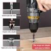 5Pcs/set Hexagonal Shank Five-edge Chamfer 82 ° Chamfer Knife Woodworking Chamfer Screw Countersunk Head Countersink Drilling Wood Centering