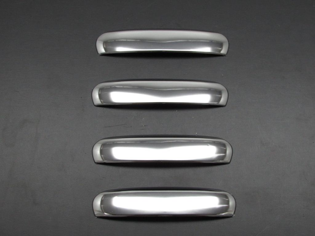 BRIGHTZ Mirage Chrome Door Handle Set Part Number 13835 A05A/A03A Covers, 4-Piece [DHC-NOBU-248-4PC],
