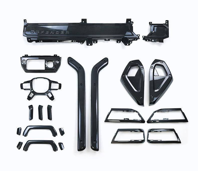 Carbon Fiber Interior Upgrade Kit for 20-26 Land Rover Defender - Easy Install, Non-destructive 