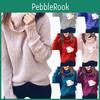 Trendy Women Winter Warm Turtleneck Sweater Pullover With Versatile Color Options