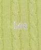 LEE Round Neck Cable Knit Lime