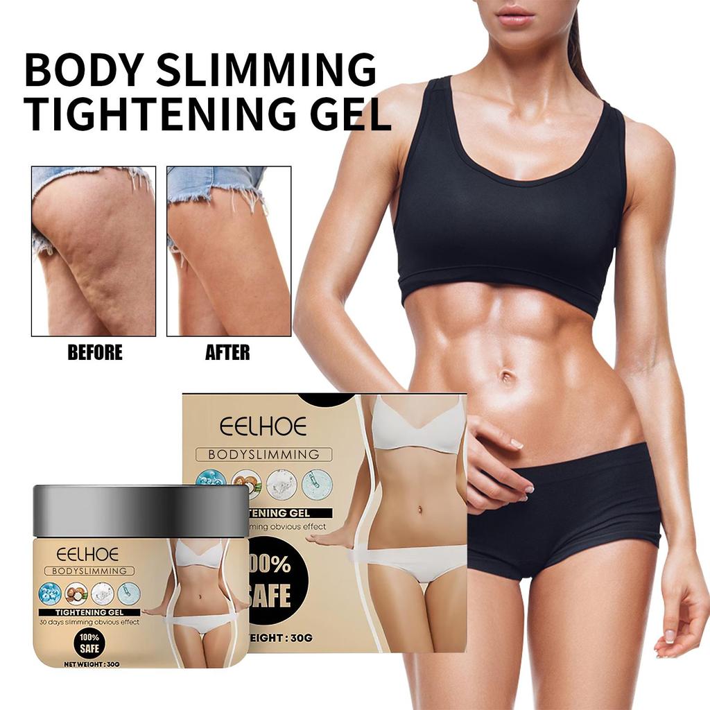 Körperstraffendes Gel für Arme & Bauch, Hautstraffendes Schlankheitsgel, Verbessert Körperkonturen, Anti-Cellulite & Straffendes Gel