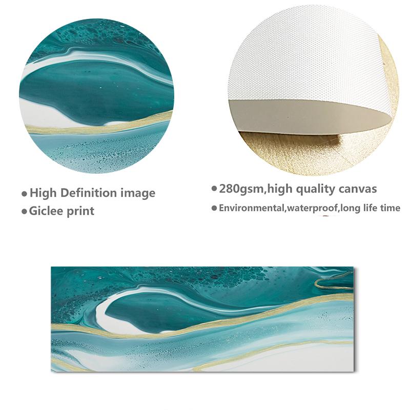 Modern Abstract Long Pink Marble Pattern Poster Bedroom Canvas Paintings Prints Wall Art Pictures for Living Room Home Decor