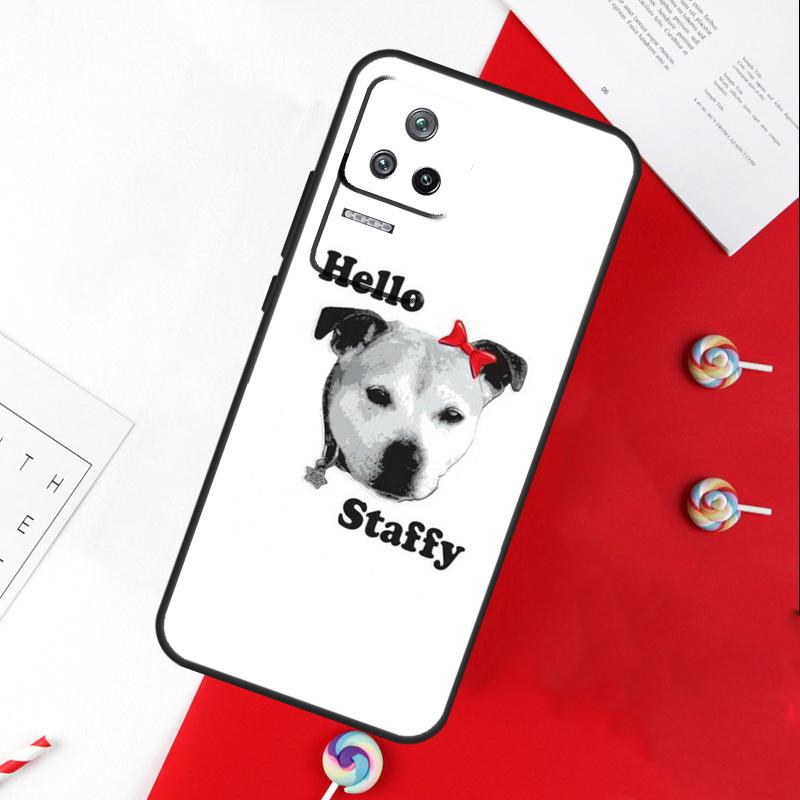 

Staffy Staffordshire Bull Terrier Cover For Xiaomi 14 Ultra 15 13 11T 12T 13T 14T Pro POCO X7 Pro X3 X5 X6 M6 F5 F6 Pro Case POCO X6