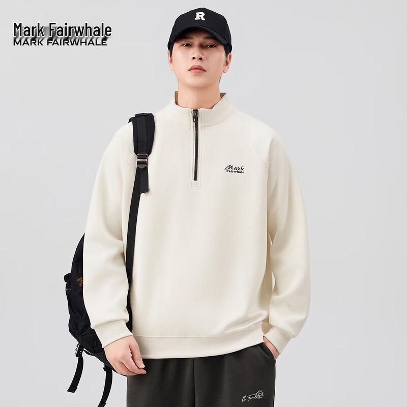 Mark Fairwhale Men's Embroidered Round-Neck Sweatshirt