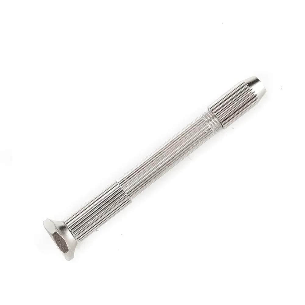 Jewelry Craft Hand Pin Hole Drill Rotary Jewelers Burs Drilling Chuck Clamp 0.8-3.0mm Mini Precise Hand Twist Drill