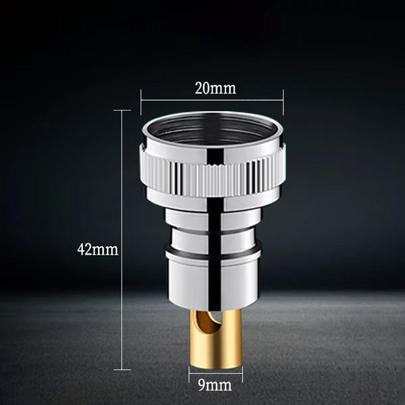 G1/2 1 In Two Out Double Control Washing Machine Faucet Toilet Triangle Valve Kitchen badSink Bathroom Basin Faucet Accessories