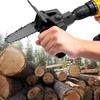 6 Inch Chainsaw Adapter Electric Drill Modified To Electric Chainsaw DIY Converter Adapter Woodworking Cutting Power Tool
